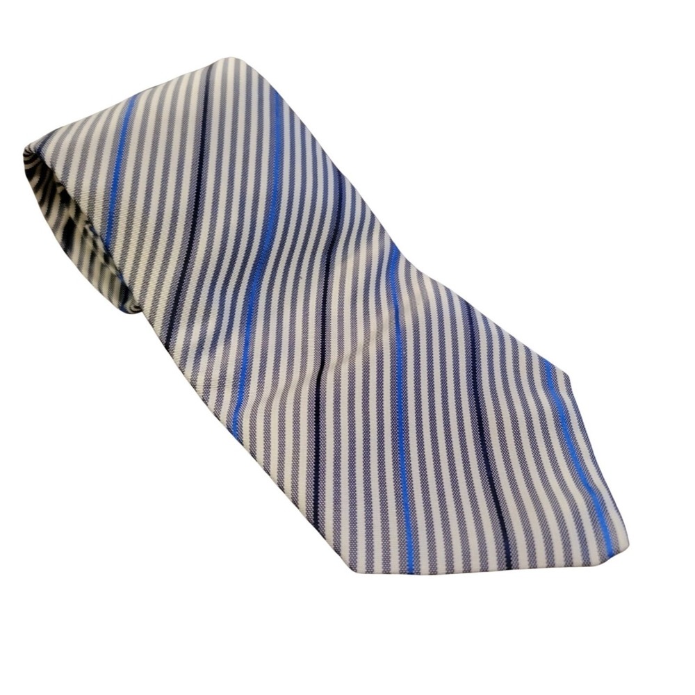 Charles Tyrwhitt Mens Silk Stripe Tie Jermyn Street London